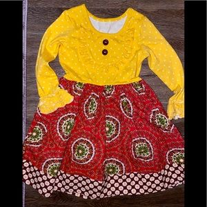 Eleanor Rose Fall Dress 5-6 NEW 🍁